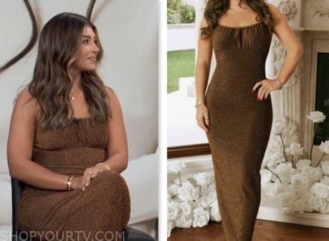 E! News: December 2023 Gia Giudice's Gold Glitter Metallic Dress Gia Giudice, December 2023, Metallic Dress, Gold Glitter, Fashion Looks, Glitter, Tv, Gold, Closet