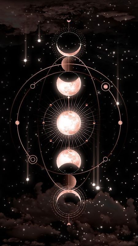 Cute Celestial Wallpaper, Moon Phases Wallpaper Iphone, Dark Wallpapers Aesthetic Moon, Star And Moon Wallpaper Aesthetic, Moon Aesthetic Dark Wallpaper, Pink Celestial Wallpaper, Sun And Moon Phone Wallpaper, Male Witch Wallpaper, Moon Wallpaper Iphone Dark