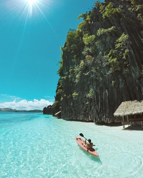 Banol Beach, Coron, Palawan. 🚣🏼‍♀️ Coron Palawan Philippines, Philippines Beach, Philippines Destinations, Philippines Palawan, Coron Island, Philippine Holidays, Philippines Beaches, Coron Palawan, Best Beaches To Visit