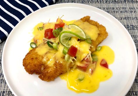 Key Lime Sauce, Lime Butter Sauce, Food In Miami, Crusted Fish, Florida Recipes, Conch Fritters, Lime Butter, Recipes Fish, Citrus Recipes