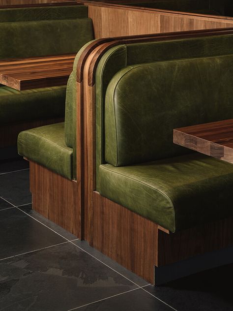 Il Bracco – Michael Hsu Office of Architecture Booth Seating Restaurant, Banquette Seating Restaurant, Restaurant Banquette, Michael Hsu, Booth Seat, Baked Pizza, St David, Restaurant Booth, Car Parks