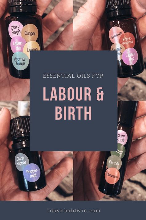 Labour Essential Oil Blend, Labor Essential Oil Blends, Essential Oils For Labor And Delivery, Labor Essential Oils, Oils For Labor, Birthing Plan, Essential Oils For Labor, Birth Prep, Baby Remedies