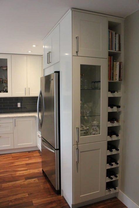 Ikea Kitchens, Ikea Kitchen Cabinets, Kabinet Dapur, Kitchen Remodel Ideas, Kitchen Remodel Before And After, Kitchen Room Design, Pantry Design, Kitchen Furniture Design, Kitchen Plans