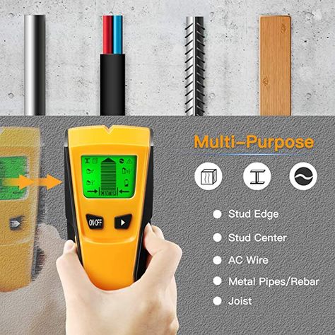 https://smile.amazon.com/PERLESMITH-Stud-Finder-Wall-Detector/dp/B07VLDTVFQ/ref=sr_1_3_sspa?dchild=1&keywords=stud+finder&qid=1592179018&sr=8-3-spons&psc=1&spLa=ZW5jcnlwdGVkUXVhbGlmaWVyPUEyM1lUWDFGV040SDA2JmVuY3J5cHRlZElkPUEwMzI2MjAyMTBSSk9aUThBRFNQSSZlbmNyeXB0ZWRBZElkPUEwNzUxMTA4M1FIOFNRVEdCNVQ4NyZ3aWRnZXROYW1lPXNwX2F0ZiZhY3Rpb249Y2xpY2tSZWRpcmVjdCZkb05vdExvZ0NsaWNrPXRydWU= Ac Wiring, Stud Finder, Live Wire, Stud Walls, Metal Pipe, Metal Detector, Wood Metal, Store Credit Cards, Wood And Metal