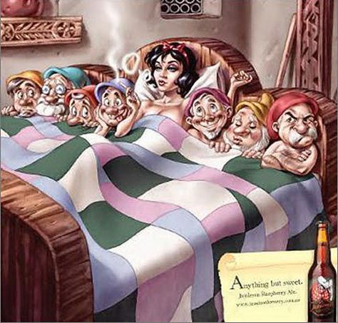 Twisted Disney Princesses, Dark Disney, Fairytale Fantasies, Twisted Disney, Seven Dwarfs, Cartoon Images, Funny Cartoons, Betty Boop, Disney Art