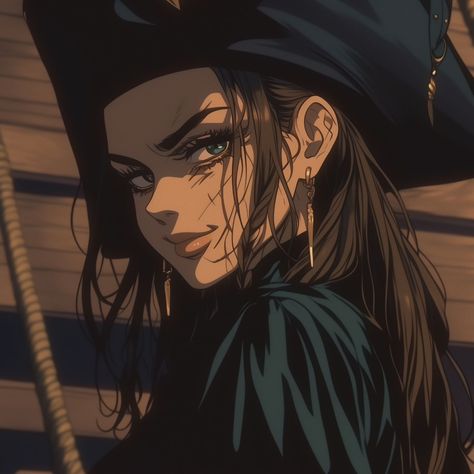 --Pirates of the Dark Seas-- Wanna see yourself in this style? Feel free to message me for more info 😁 #fy #fyp #bflyzone #pirate #animeedits #anime #concept #conceptart #90saesthetic #90s Anime Pirate Woman, Anime Pirate, Ace Books, Free Oc, Oc Face, Pirate Art, 90’s Aesthetic, Art Face, Pirate Woman