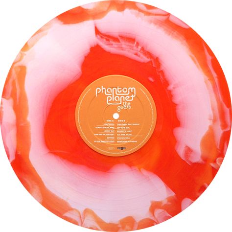 Phantom Planet - The Guest - Limited Edition Orange White Swirl Colored Vinyl Orange Vinyl, Phantom Planet, Vinyl Artwork, Art Of Seduction, Music Tech, Orange Aesthetic, Unique Collectibles, White Vinyl, Ultra Violet