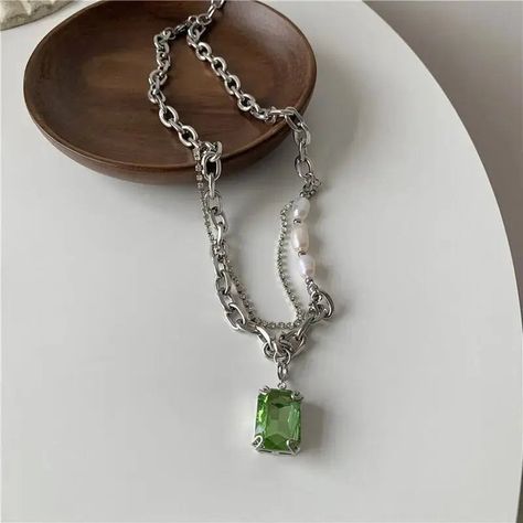 Don't miss out on our exclusive discount event! Enjoy up to 50% off and Free Shipping across US on on selected items. It's the perfect time to get those items you've been eyeing. Hurry, these deals won't last long! LOVCIA Evergreen Elegance Stainless Steel Crystal Pendant Women's Necklace https://lovcia.com/products/lovcia-evergreen-elegance-stainless-steel-crystal-pendant-womens-necklace-lv23cdne575 LOVCIA #BigSavings #DiscountDeals #ExclusiveDiscounts #LimitedTimeOffer #ShopAndSave #Elegan... Natural Pearl Necklace, Crystal Pendant Necklace, Elegant Pendant, Flower Hair Accessories, Natural Pearl, Necklace Women, Crystal Necklace Pendant, Green Gemstones, Steel Necklace