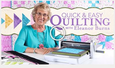 Eleanor Burns Saved by an AccuQuilt GO Fabric Cutter - Heirloom Creations Log Cabin Tutorial, Easy Quilting, Quilt In A Day, Classic Quilts, Twist And Shout, Garden Quilt, Jumping For Joy, Machine Applique, Quilting Techniques