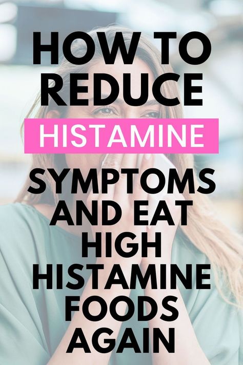 Following a low-histamine diet can help reduce symptoms of histamine intolerance, but at times you may want to enjoy some high histamine foods without having a histamine reaction.  And that's where a DAO enzyme supplement comes in handy, as you can take it 15 minutes before you consume histamine rich foods or beverages to help with histamine metabolism in the digestive tract. Histamine Intolerance Diet, Histamine Intolerance Symptoms, Headache Diet, Histamine Foods, High Histamine Foods, Low Histamine Foods, Histamine Intolerance, Low Stomach Acid, Low Histamine Diet