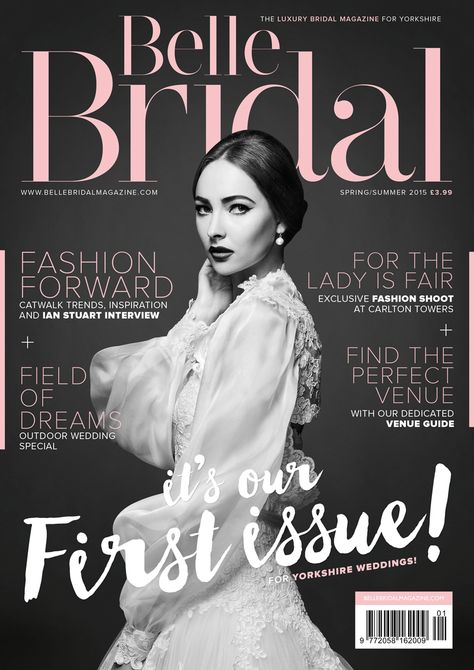 The first ever issue of Belle Bridal Yorkshire is here! Check out our fabulous cover! Magazine Covers, Bridal Magazine Cover, Ian Stuart, Fashion Magazine Cover, Bridal Magazine, Vintage Inspired Wedding, Luxury Bridal, White Bridal, Spring Summer 2015