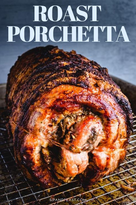 Rosemary Stuffing, Porchetta Roast, Porchetta Recipes, Pork Belly Recipes, Pork Roast Recipes, Italian Meats, Pork Loin Recipes, Tenderloin Recipes, Pork Tenderloin Recipes