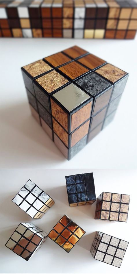 10 COOLEST Creative Rubiks Cubes For Sale And For You (Unbelieveable!) - [http://theendearingdesigner.com/62-unique-rubiks-cubes/] Cool Rubiks Cube, Rubicks Cube, Rubics Cubes, Cube Decor, Twisty Puzzles, Cool Cube, Rubix Cube, Cube Design, Rubik's Cube