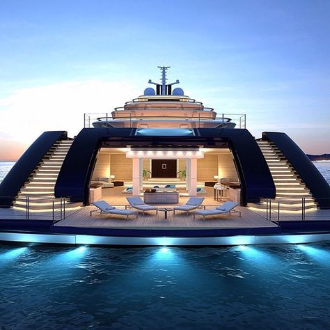 541ft Mega Yacht Luxury Yacht Interior, Private Yacht, Yacht Interior, Cool Boats, Yacht Life, Boats Luxury, Luxury Lifestyle Dreams, Yacht Boat, Yacht Design