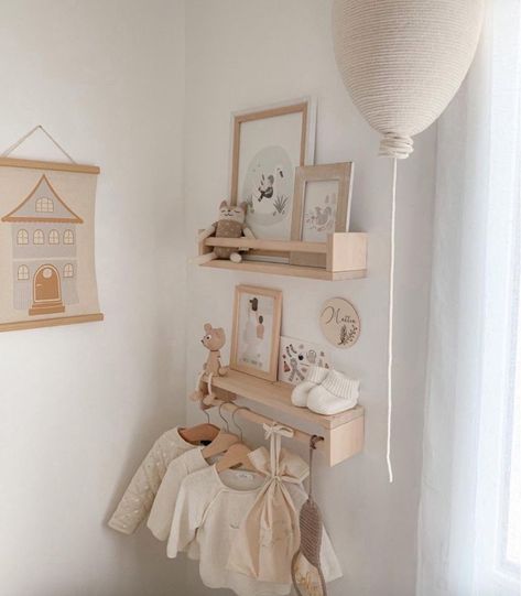 Ikea Baby Room, Ikea Baby, Baby Room Organization, Baby Room Neutral, Baby Room Themes, Toddler Girl Room, Baby Boy Room Decor, Nursery Shelves, Nursery Room Design