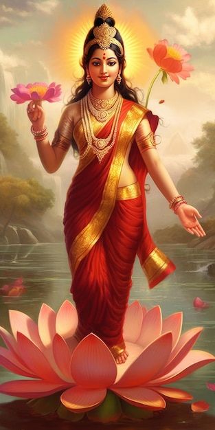 God Lakshmi, Lakshmi Maa, Diwali Painting, Shiva Tandav, Hindu Goddesses, Lakshmi Photos, All God Images, Saraswati Photo, Laxmi Narayan