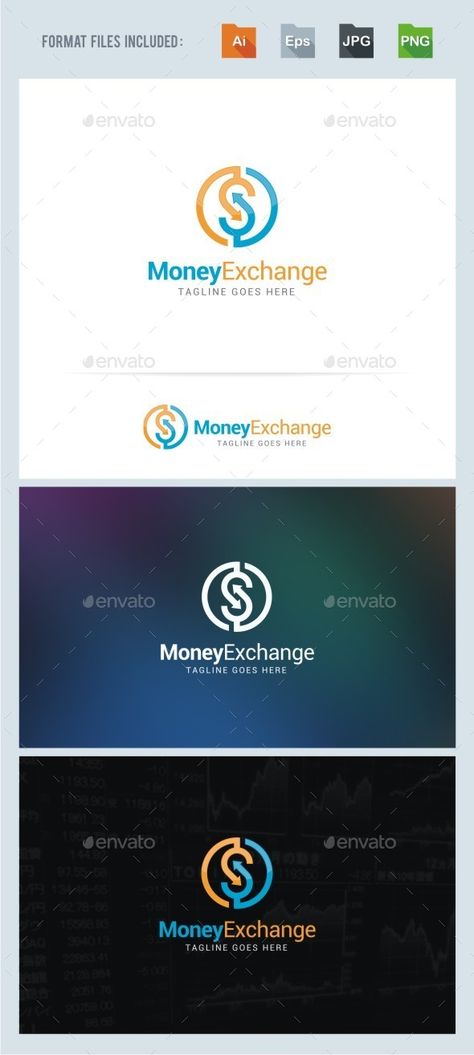 Money Exchange LogoLogo is made with vectors for easy resizing and customizing all texts can be rewritten even You can change the Money Logo Design Ideas, Money Exchange Logo, Currency Exchange Logo, Exchange Logo Design, Money Logo Design, Cash Logo, Money Kindergarten, Chinese Logo Design, Logo Money