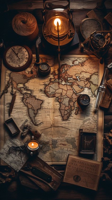 Letters From Afar Maps Aesthetic, Navi A Vela, Fotografi Urban, Pirate Art, Map Wallpaper, Soyut Sanat Tabloları, Adventure Aesthetic, Art Gallery Wallpaper, Cool Wallpapers Art