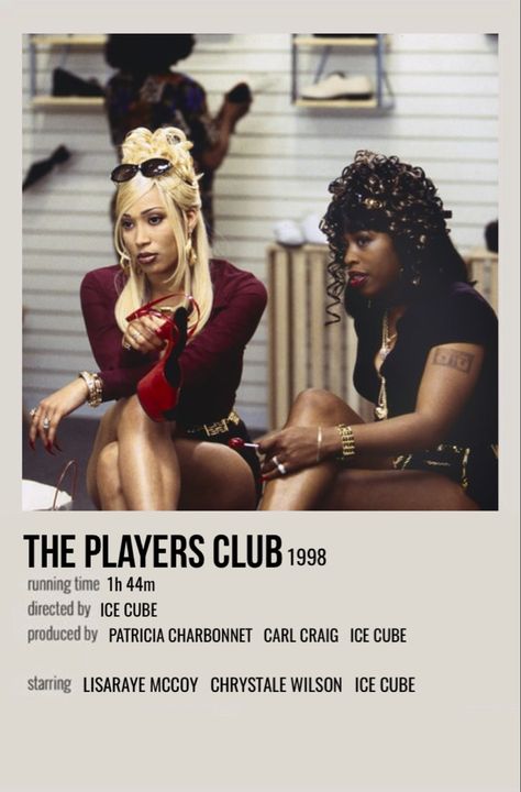 minimal polaroid movie poster for the players club The Players Club, Black Love Movies, Polaroid Movie Poster, Laugh Out Loud Funny, Movie Character Posters, Players Club, Movies To Watch Teenagers, Netflix Movies To Watch, Most Paused Movie Scenes