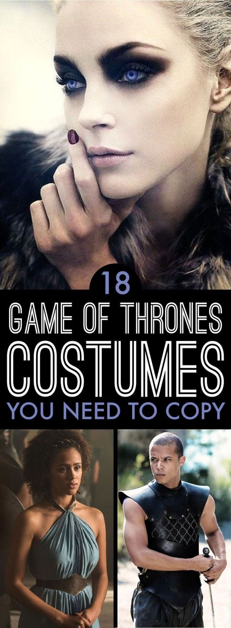 18 Game of Thrones Costumes You Need To Copy - Society19 Viking Halloween, Game Of Thrones Halloween, Game Of Thrones Birthday, Game Of Thrones Theme, Game Thrones, Game Of Thrones Party, Game Of Thrones Cosplay, Game Of Thrones Costumes, Trendy Games