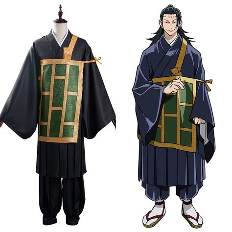 Anime Jujutsu Kaisen-Suguru Getou Halloween Carnival Suit Cosplay Cost – TrendsinCosplay Jujutsu Kaisen Suguru, Jujutsu Kaisen Character, Japanese Sweater, Short Kimono Jacket, Kimono Outfits, Japanese Hoodie, Sukajan Jacket, Japanese Umbrella, Japanese Mask