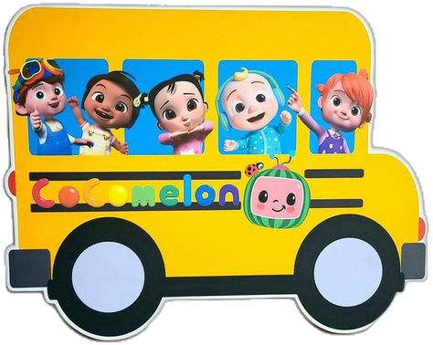 Cocomelon Bus Png, Coco Melon School Bus, Cocomelon Bus Printable, Cocomelon Images Printable, Cocomelon Character Images, Cocomelon Characters Printable, Cocomelon Pictures, Cocomelon Animals, Cocomelon Cake Topper Printable