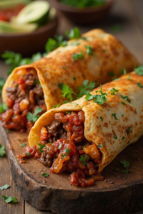 If you've ever craved a hearty, flavorful meal, beef burritos might just be your answer. These delicious wraps are not only stuffed with seasoned beef but also packed with a variety of toppings that can satisfy even the most discerning palates. In this guide, you’ll learn everything you need to know about making mouthwatering beef burritos right in your kitchen.
What is a Beef Burrito?
Before you start assembling your burrito masterpiece, let’s break down what exactly a beef burrito is. A beef Crispy Beef Burritos, Mexican Beef Burritos, Steak Burrito Recipes, Healthy Beef Burritos, Burito Mexicanos, Beef Burrito Recipes, Burrito Aesthetic, Steak Burrito Recipe, Steak Burritos