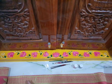 Gummam Designs, Gadapa Designs, Cork Garland, Colorful Rangoli, Simple Rangoli Designs Images, Rangoli Border, Simple Rangoli Border Designs, Muggulu Design, Rangoli Borders