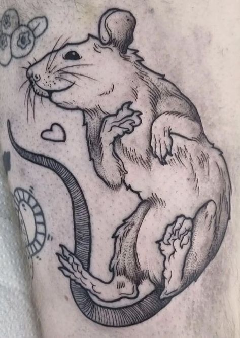 Gotik Tattoo, Rat Tattoo, Funky Tattoos, Mouse Tattoos, Palm Tattoos, Sick Tattoo, Spooky Tattoos, A Rat, Tattoo Portfolio