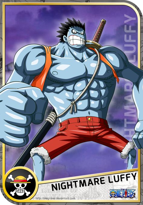 Nightmare Luffy ©Eichiro Oda Nightmare Luffy, Luffy Gear 4, One Piece World, Watch One Piece, Gear 4, One Piece Wallpaper Iphone, The Pirate King, One Piece Ace, One Piece 1