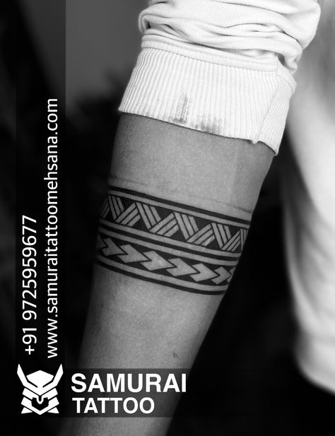 Arrow Band Tattoo, Thigh Band Tattoo, Thigh Band, Band Tattoo Designs, Samurai Tattoo, Boy Tattoos, Band Tattoo, Family Tattoos, Abstract Tattoo