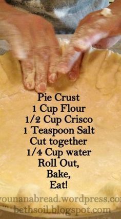 Crisco Pie Crust Recipe, Crisco Pie Crust, The Best Pie Crust, Best Pie Crust, Best Pie Crust Recipe, Tarte Vegan, Nutella Cookie, Flaky Pie Crust Recipe, Pie Crust Recipe Easy