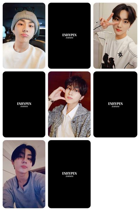 Jungwon Pc Template, Photocards Kpop, Pc Template, Photocard Template, Kpop Ideas, Kpop Photocards, Photo Card Template, Easy Paper Crafts Diy, Easy Paper Crafts