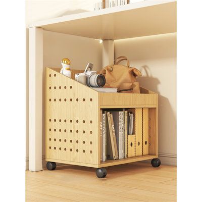 Under Desk Storage ShelfMeeting daily storage needs, one" to solve your troublesThree-dimensional storage with partition, expert in storage | 21 Tech Solutions 21.25" H x 15.74" W Step Bookcase 21.25 H x 15.74 W x 11.81 D in brown / Wood in Yellow | 21.25" H X 15.74" W X 11.81" D | Wayfair Under Standing Desk Storage, Mounted Storage Cabinet, Organisation, Under Desk Drawer Unit, Compact Craft Storage, Cute Office Storage Ideas, Desk Solutions For Small Spaces, Wooden Crate Bookcase, Diy Under Desk Storage