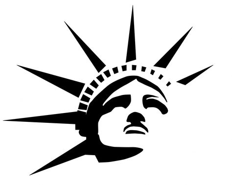 Statue Of Liberty Logo Statue Of Liberty Tattoo, Liberty Logo, Liberty Tattoo, Statue Liberty, Patriotic Tattoos, New York Tattoo, Logo Silhouette, Desenho Tattoo, Lady Liberty