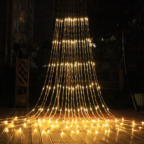 Christmas LED Waterfall Meteor Shower Rain String Light 3X3M/6X3M led Holiday Decorative lights for home bedroom decorations|LED String| - AliExpress Vines Lights, Garland Curtain, Branch Lights, Waterfall Lights, Holiday String Lights, Led Curtain Lights, Diwali Lights, Led Curtain, Curtain String Lights