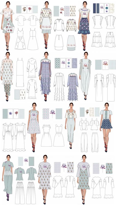 Fashion Designer Portfolio, Digital Design Textile, Fashion Design Concept, Fashion Design Digital, Textile Pattern Design Fashion, Digital Fashion Design, Fashion Portfolio Layout, Digital Fashion Illustration, Fashion Textiles