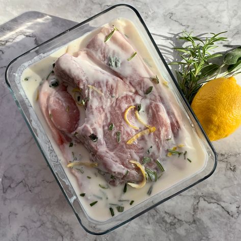 Buttermilk Brined Pork Chops, Pork Chop Brine Recipes, Brined Pork Chops, Brine For Pork, Bone In Pork Loin, Pork Chop Brine, Brine Recipes, Marinated Pork Chops, Tender Pork Chops