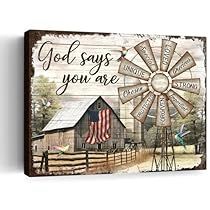 Old Signs Vintage Rustic, Country Wall Decor Living Room, Farmhouse Wall Decor Living Room, Farmhouse Old, Windmill Art, Art For Bathroom, Wall Decor Kids Room, Barn Wall Art, Farmhouse Canvas