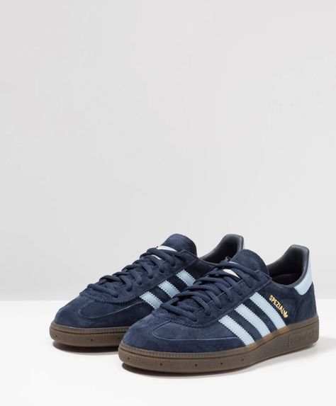 Dark Blue Spezial Adidas, Dark Blue Sambas, Spezial Adidas Blue, Adidas Spezial Blue Outfit, Navy Sambas, Blue Spezials, Adidas Spezial Blue, Blue Adidas Spezial, Dark Blue Adidas