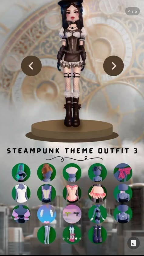 Di Party Theme, Dit Classy Demure Mindful, Dti Nerd Theme, Homecoming Ideas Outfits, Ldshadowlady Dress To Impress, Dti Outfits Ideas Trendy, Dti Steampunk Outfit Ideas, Di Time Traveler Outfit, Dti Theme Steampunk