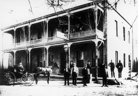 California History - Calaveras County - Angels Camp - Angels Hotel Camping Activities For Kids, Ca History, Big Trees, Nevada Mountains, California History, Sierra Nevada Mountains, Vintage California, Golden Chain, Historical Landmarks