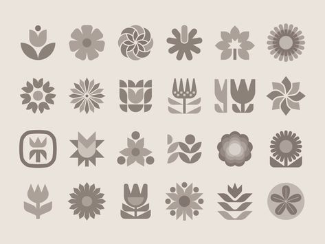 Nature, Nature Icon, Lotus Flower Logo, Boutique Logo Design, Floral Logo Design, Flower Logo Design, Flower Icons, Natural Branding, Geometric Flower