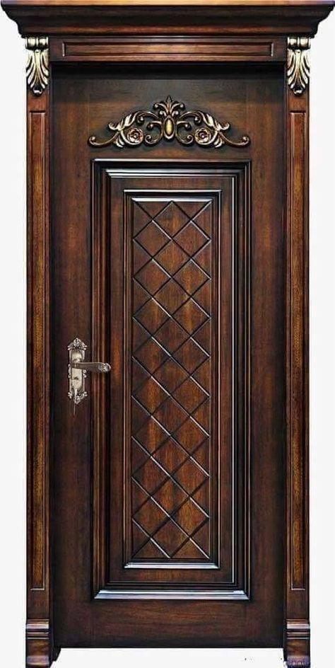 35 Modern Wooden Front Door Design Concepts - Engineering Discoveries Tor Design, Pintu Interior, Wooden Door Entrance, Classic Room, House Main Door, House Front Door Design, Modern Wooden Doors, Flush Door, Single Door Design