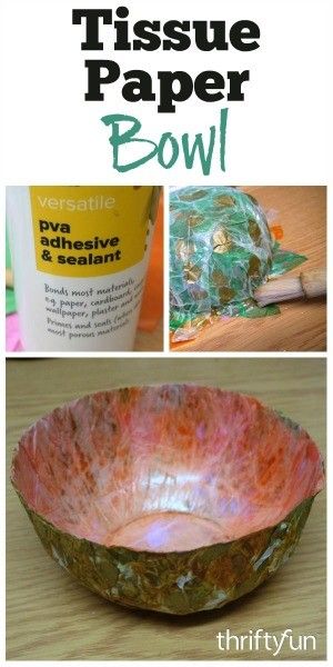 Tissue Paper Art, Paper Bowl, Tissue Paper Crafts, Paper Mache Bowls, Paper Wall Decor, Diy Bowl, Art Therapy Projects, Art Bowls, Fabric Bowls