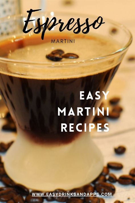 There is nothing like an Espresso Vodka Martini after a great dinner. Nothing can compare! This easy and delicious Espresso, Vodka & Kahlua Martini will kick start your evening. Kahlua Martini, Easy Espresso Martini, Easy Espresso, Best Martini Recipes, Martini Recipes Easy, Espresso Vodka, Easy Drinks To Make, Espresso Martini Recipe, Martini Ingredients