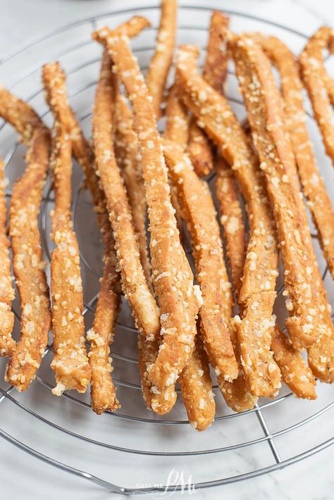 Sesame Sticks Recipe, Appetizer Charcuterie Board, Cheese Straws Recipe, Sesame Sticks, Keto Treats, Cheese Straws, Baked Cheese, Keto Meals, Favorite Comfort Food