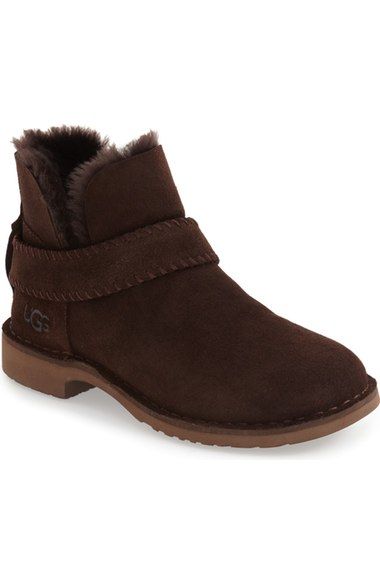 UGG® 'McKay' Water Resistant Bootie (Women) available at #Nordstrom Ugg Mckay Boots Outfit, Ugg Mckay Boots, Ugg Mckay, Ugg Style Boots, Ugg Booties, Doc Martens Boots, Everyday Boots, Ugg Style, Vegan Boots