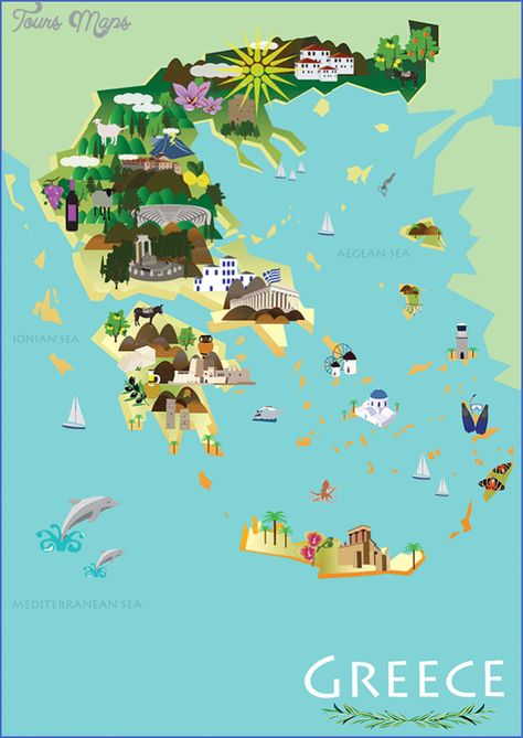 nice Greece Map Tourist Attractions Greek Islands Map, Greece Tourist Attractions, Printable Solar System, Greek Posters, Map Of Greece, Greece Vintage, Maps Aesthetic, Greece Map, Montana Vacation