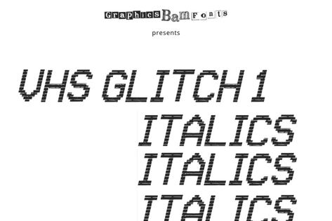 Download Vhs Glitch 1 Italic font for iOS, Android, macOS, or Windows for free, or you can buy the full version with a commercial license here. VHS Glitch 1 Italic is a glitched screen font. Its distorted feel makes it an ideal font for any hacker, web nerd, or glitch art lover! Get creating, get […] The post Vhs Glitch 1 Italic Font appeared first on FreeFontDL. Vhs Font, Skeleton Poses, Vhs Glitch, Decorative Fonts, Italic Font, Glitch Art, Font Generator, Font Free, Text Fonts